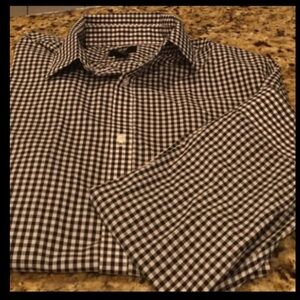 H&M Slim Fit Plaid Button Down Long Sleeve Casual Shirt M